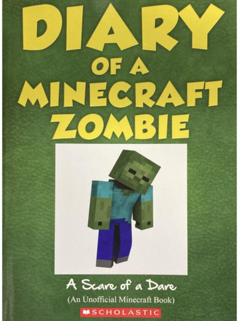 5/$15 Kids Book Diary of a Minecraft Zombie 1 Scare of a Dare Unofficial
